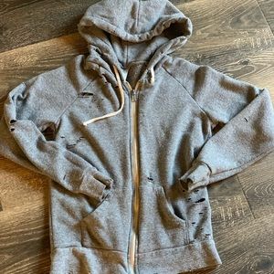 Alternative apparel trashed sweatshirt